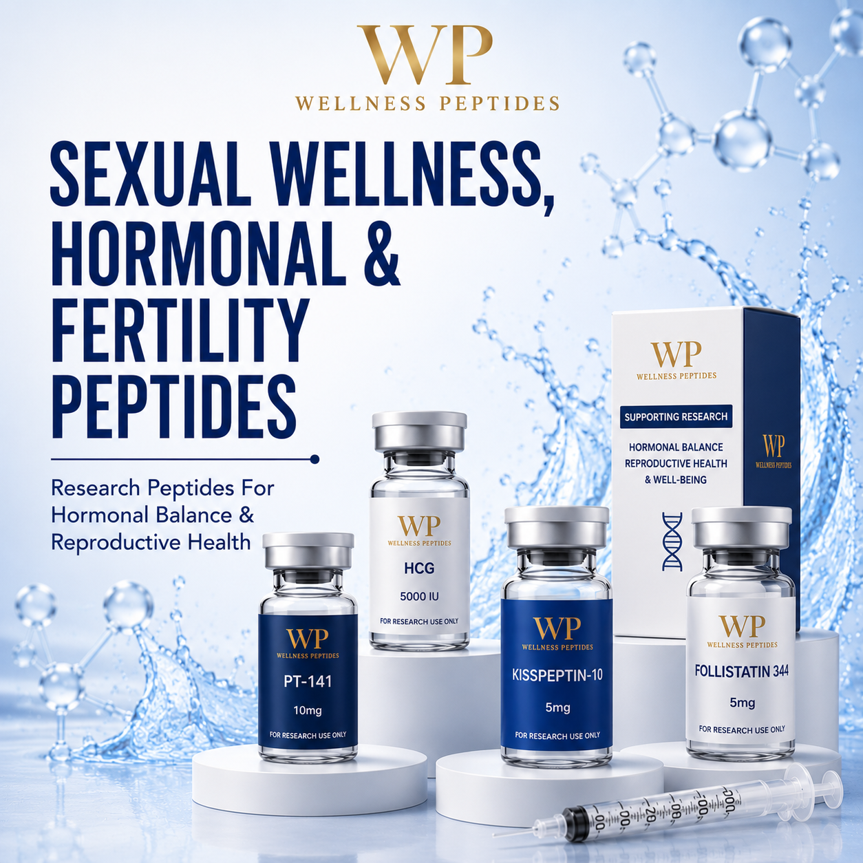 Sexual Wellness, Hormonal & Fertility Peptides
